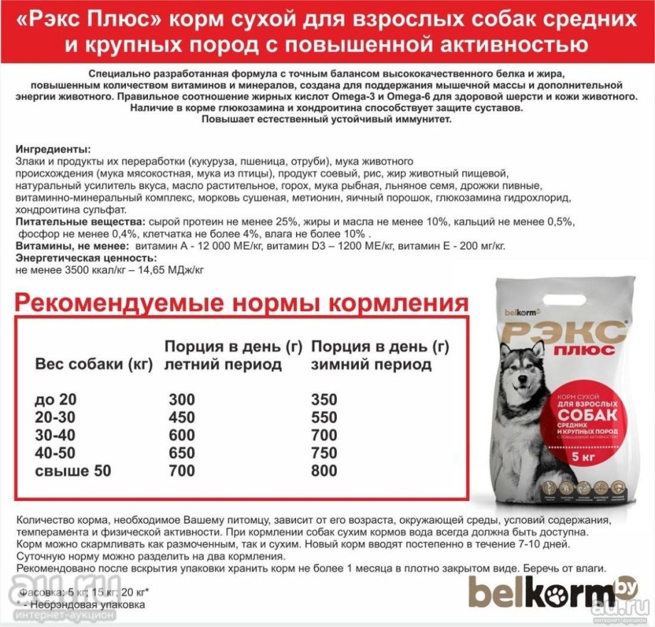 Овощи для собак