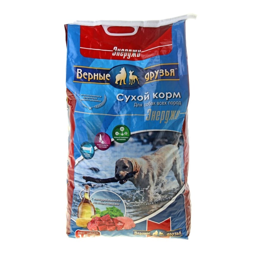 Сухой корм верные друзья 15кг