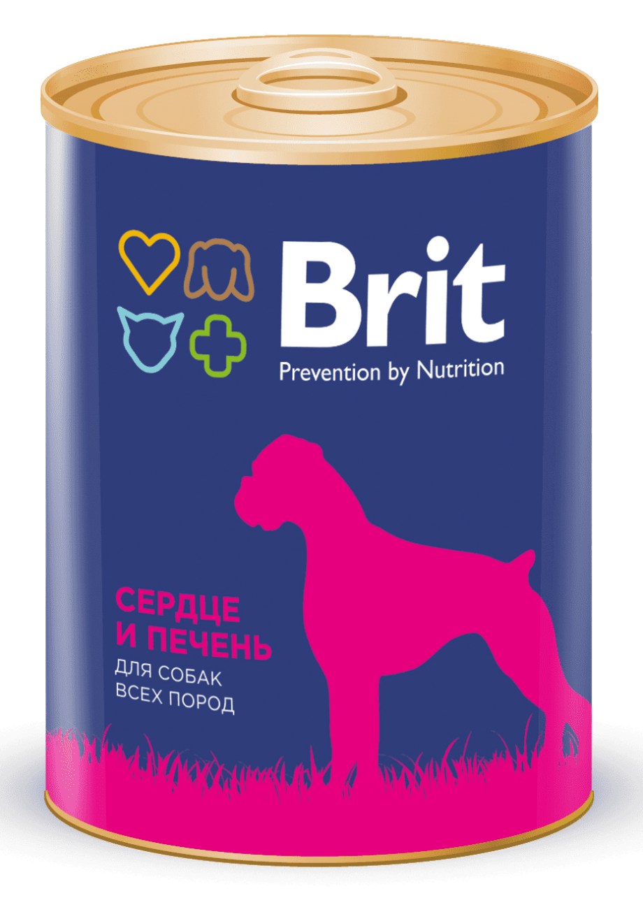Корм для собак Brit говядина 850г