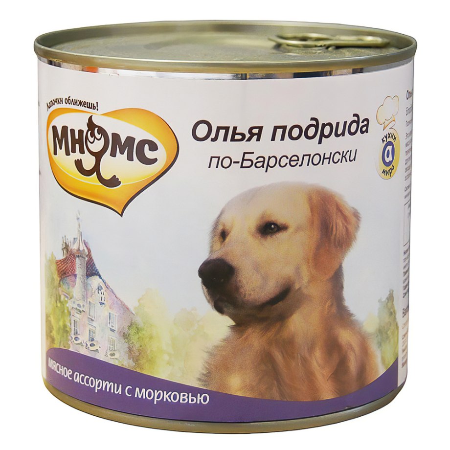 Мнямс консервы для собак мусака по-Ираклионски (ягненок с овощами) 600 г