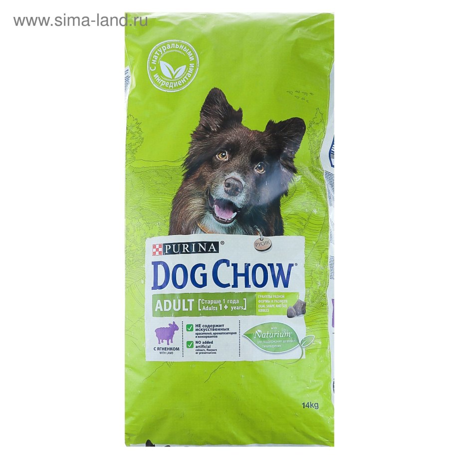 Dog Chow корм для собак 14 кг