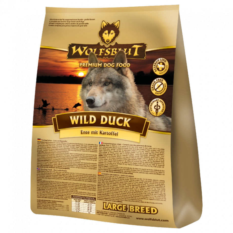 Корм для собак Wolfsblut Wild Duck
