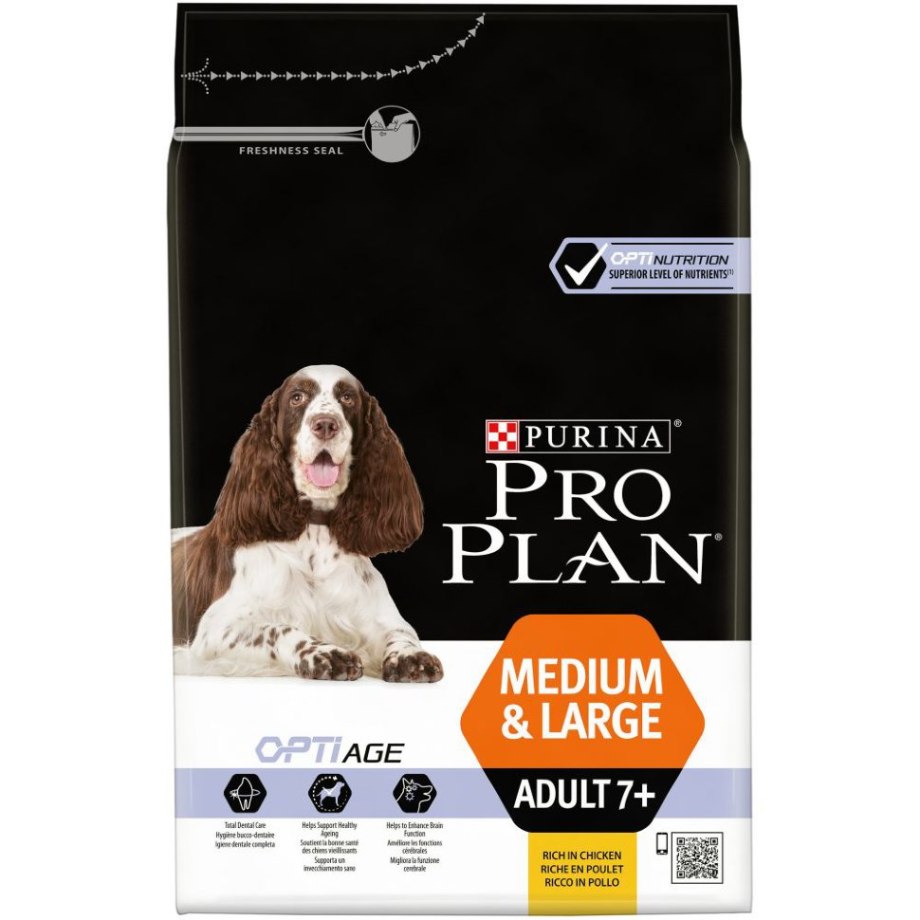 PROPLAN Medium Adult sensitive Skin для взрослых собак средних пород "лосось" 7 кг.