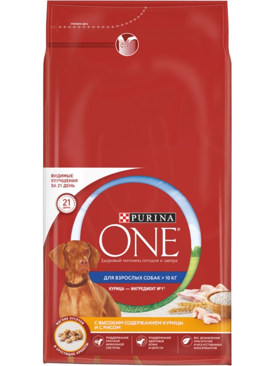 Purina one для щенков средних пород