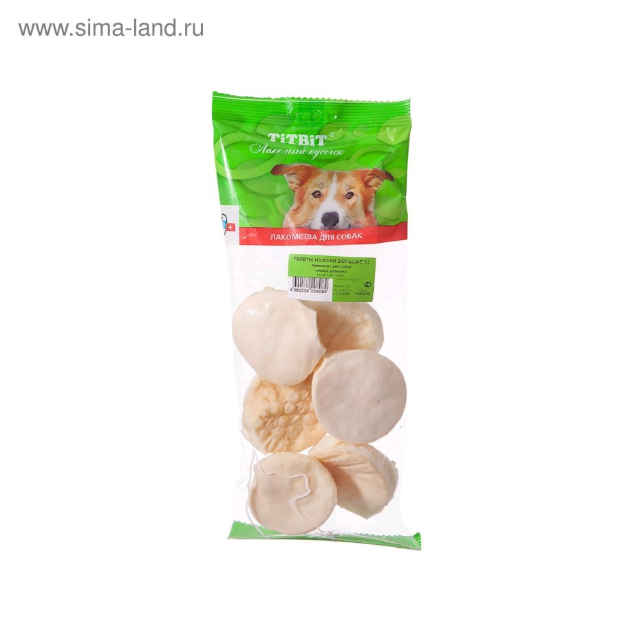 TITBIT лапки кроличьи XL мягкая упаковка 70гр (1/40)