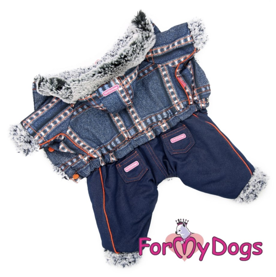 For my Dogs комбинезон для собак синий для мальчиков fw702-2019 m