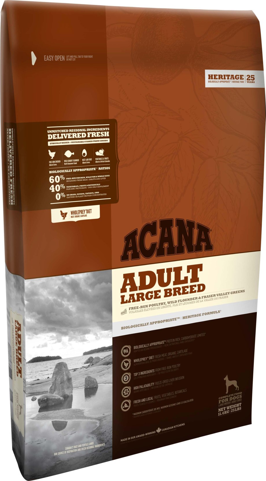 Корм для собак Acana Heritage 17 кг
