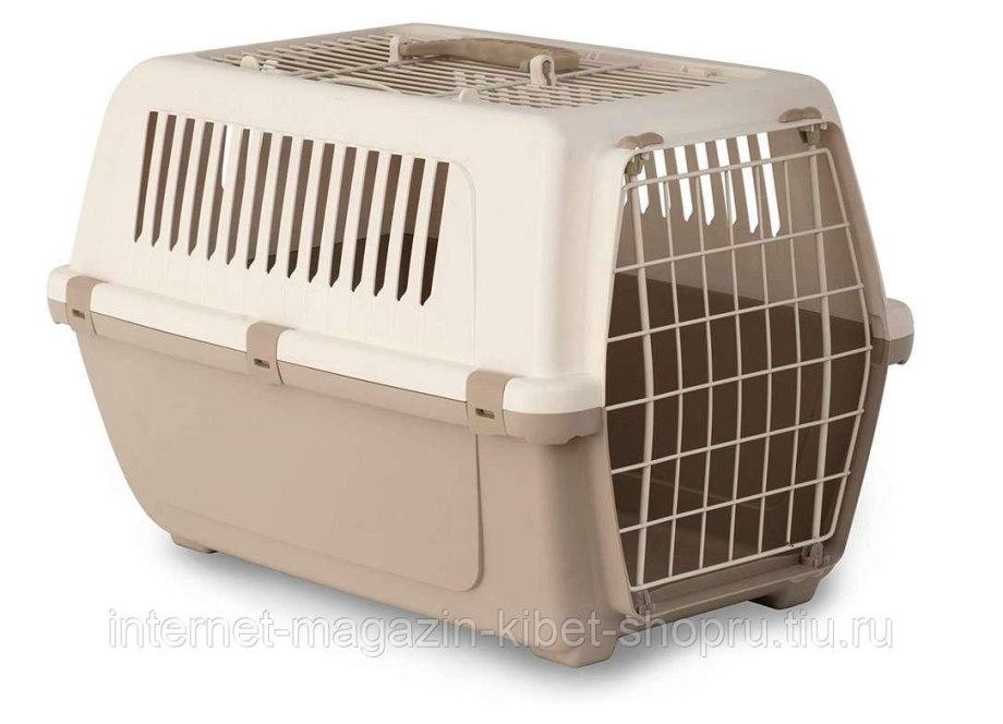 Переноска-Клиппер для кошек MP Bergamo Vision Plastic 55 54х36х37 см