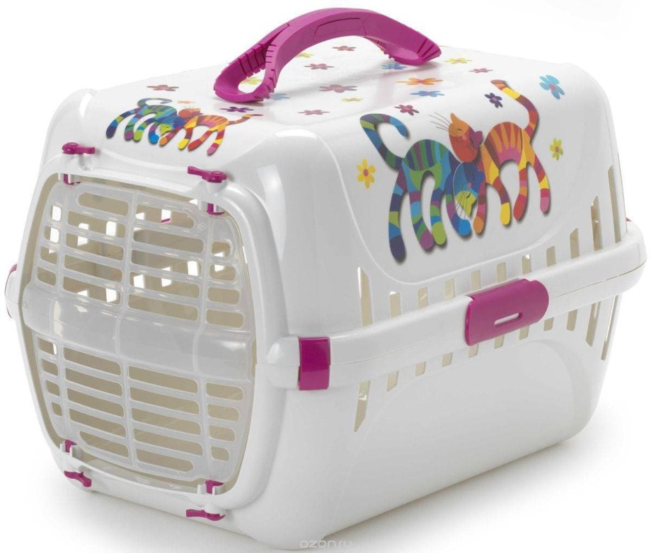 Переноска moderna trendy Runner 31x51x34см белый