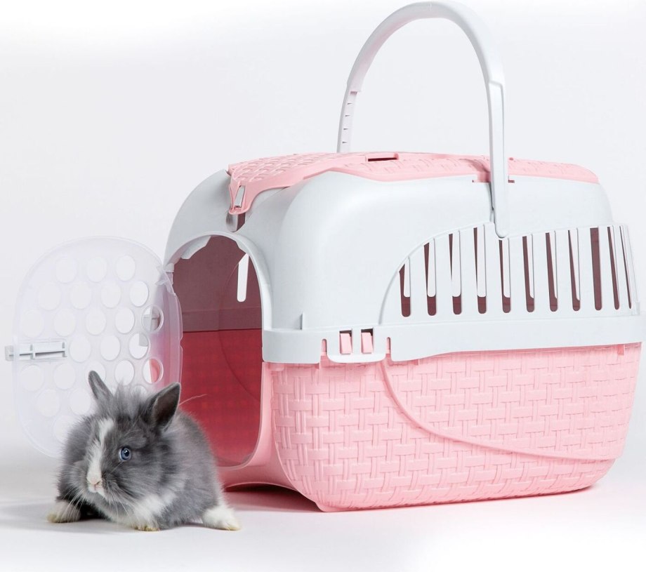 Bama Pet переноска Kennel Tour Maxi 59х38х37h см до 12 кг, розовая