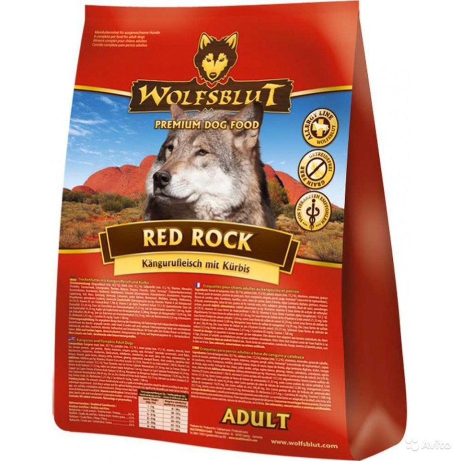 Корм для собак Wolfsblut (30 кг) Red Rock Adult