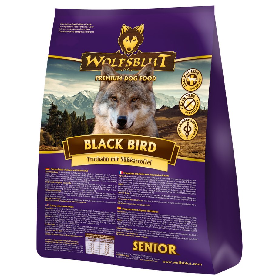 Корм для собак Wolfsblut Black Bird Senior