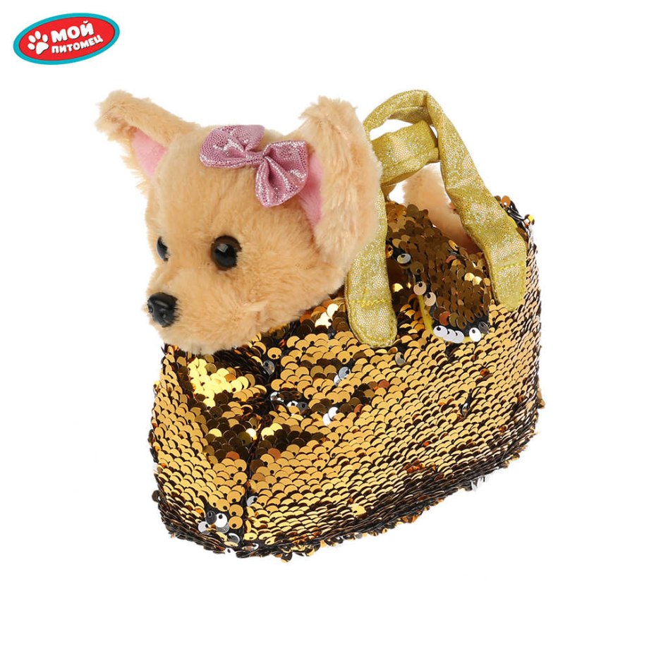 Собачка в сумочке "мой питомец" 15см 297160