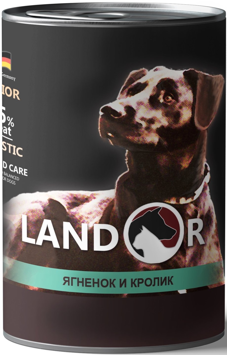 Корм для собак Landor (0.4 кг) Adult Dog Lamb and Turkey для собак всех пород (банка)