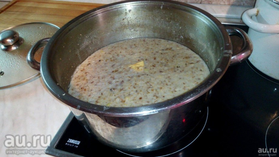 Каша с мясом для собаки