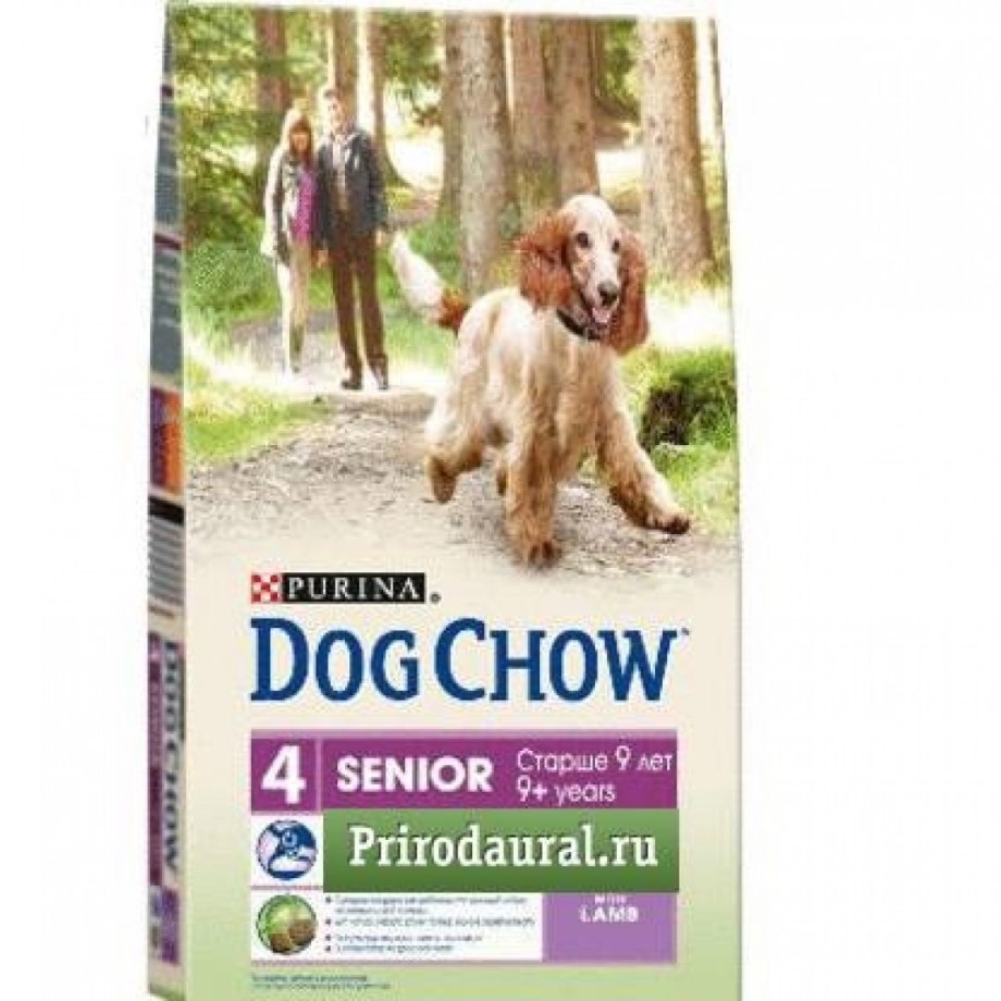 Корм для пожилых собак Dog Chow ягненок 2.5 кг