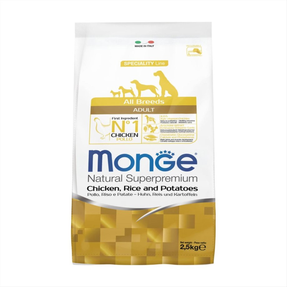 Monge Dog Medium корм для взрослых собак средних пород 12 кг