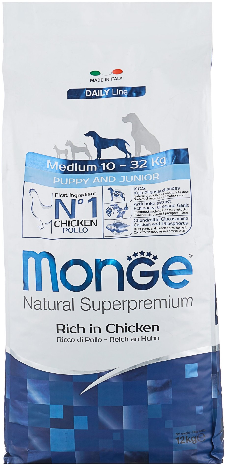 Корм для щенков Monge Dog Speciality Puppy&Junior ягненок с рисом