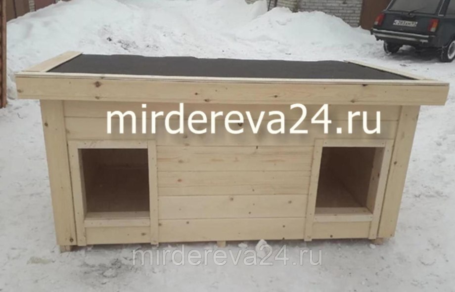 Будка для ротвейлера утепленная