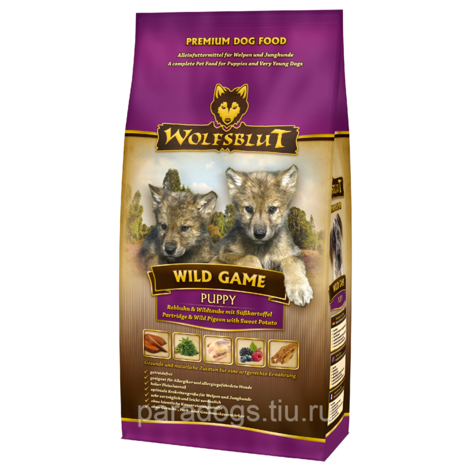 Корм для собак Wolfsblut Black Bird Puppy