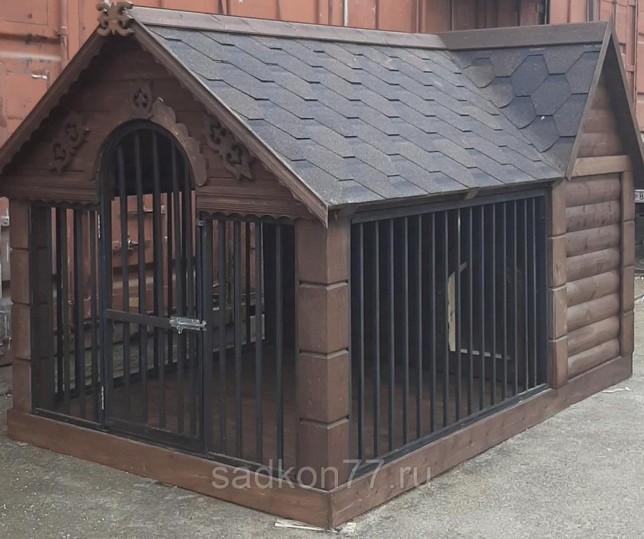 Открытый вольер для собаки