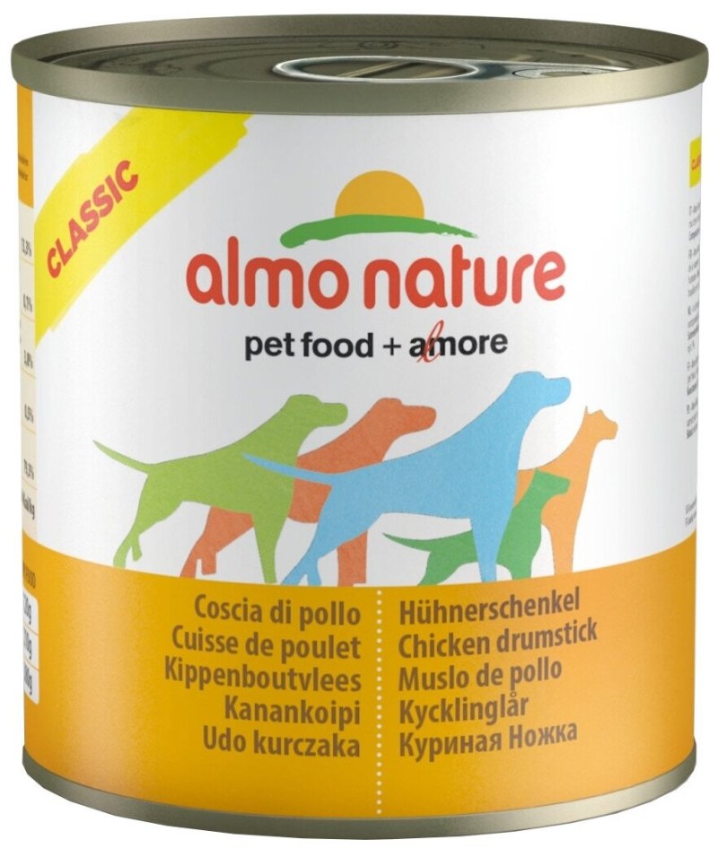 Корм для собак Almo nature Classic говядина, ветчина 290г