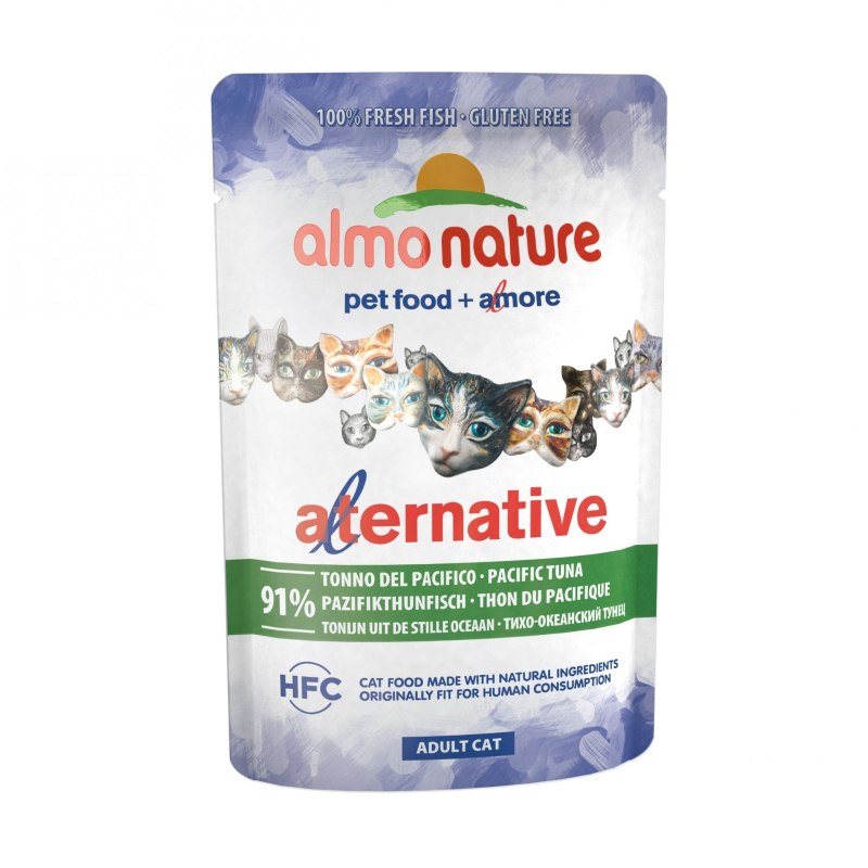 Корм для кошек Almo nature alternative с сардиной 55 г