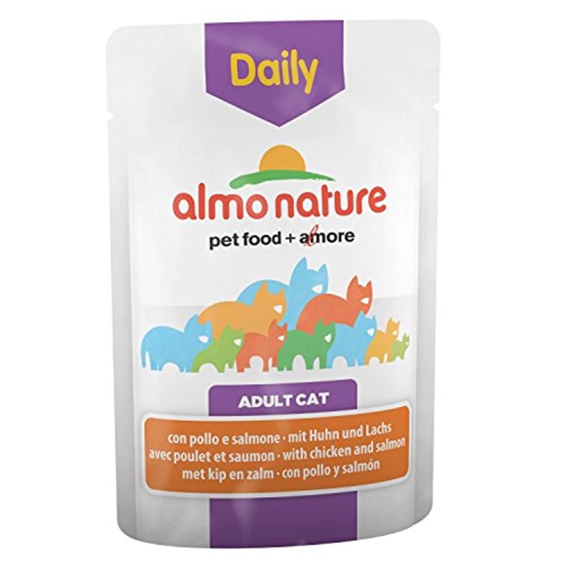 Almo nature для кошек меню с телятиной и ягненком 70г