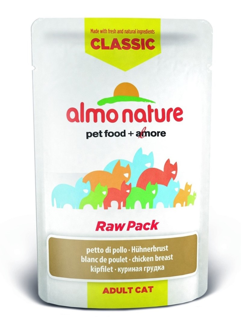 Корм для кошек Almo nature Classic с курицей 55 г