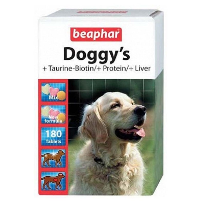 Беафар витаминиз. Лакомство «doggy`s Mix» д/собак, 180шт (12568)