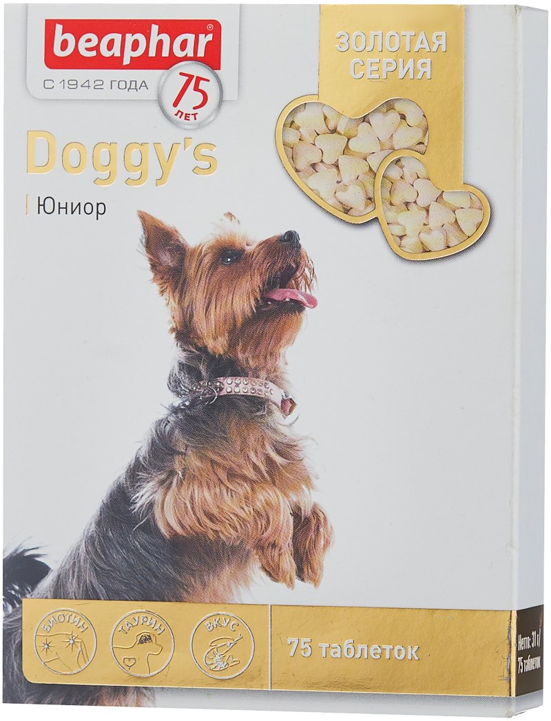 Лакомство Beaphar витамины для щенков (doggy`s Junior), 150шт.