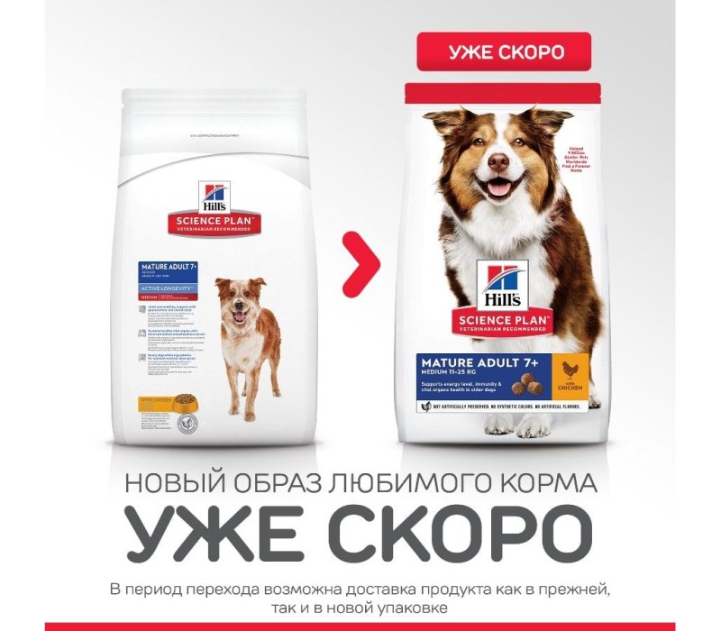 Корм для пожилых собак Хиллс