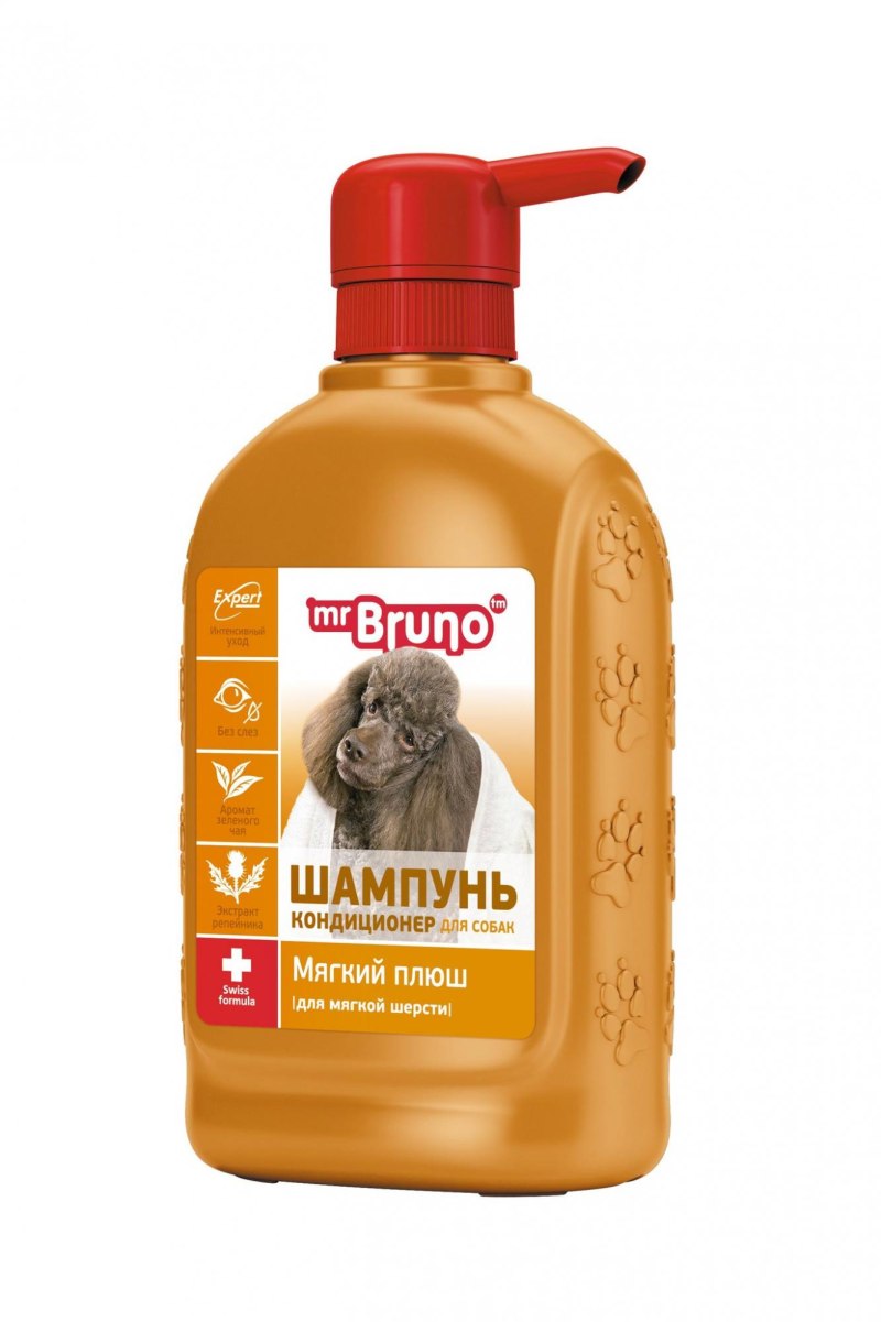 Mr.Bruno шампунь для бесшерстных пород 350мл.