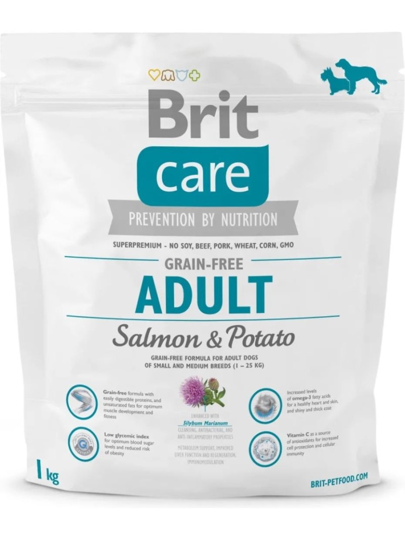 Корм для собак Brit Care лосось с картофелем 12 кг