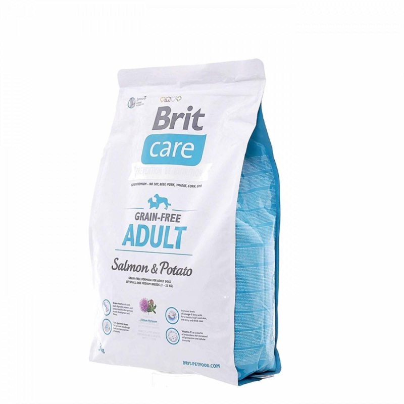 Корм для собак Brit Care лосось с картофелем 12 кг