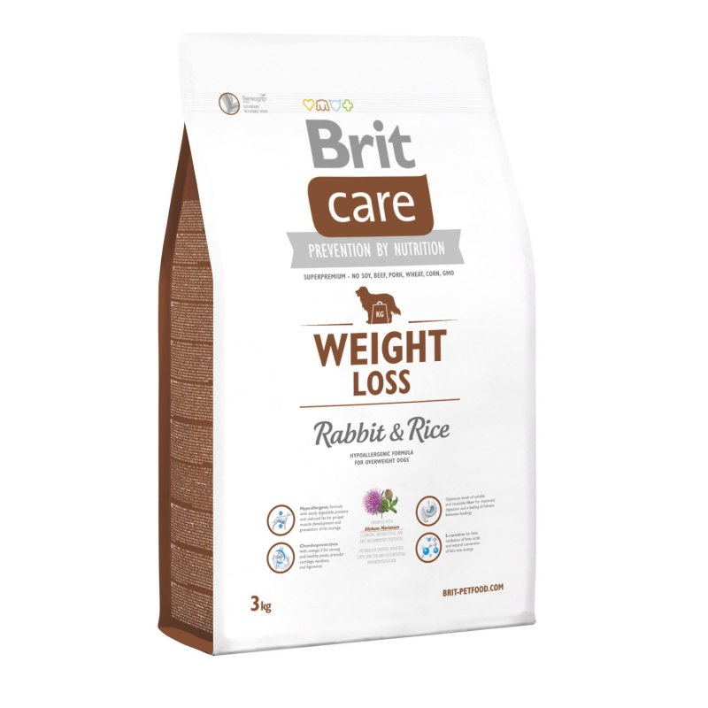 Корм для собак Brit Care кролик с рисом 12 кг