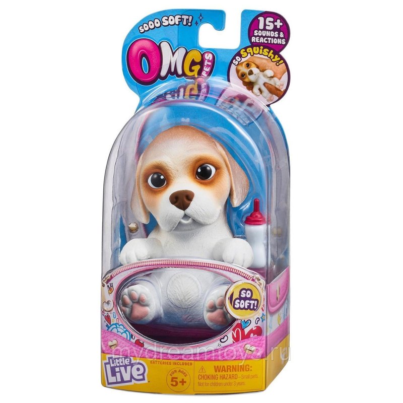 Интерактивная игрушка little Live Pets СКВИШИ-щенок OMG Pets