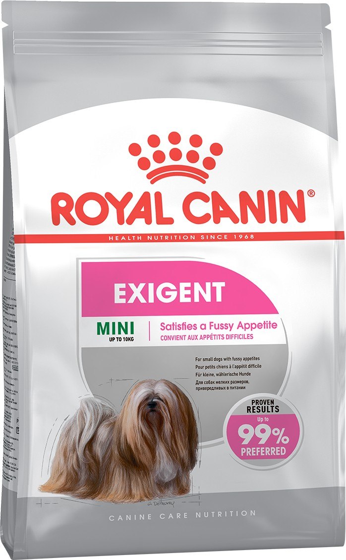 Корм Royal Canin для собак малых пород привередливых в питании Mini exigent
