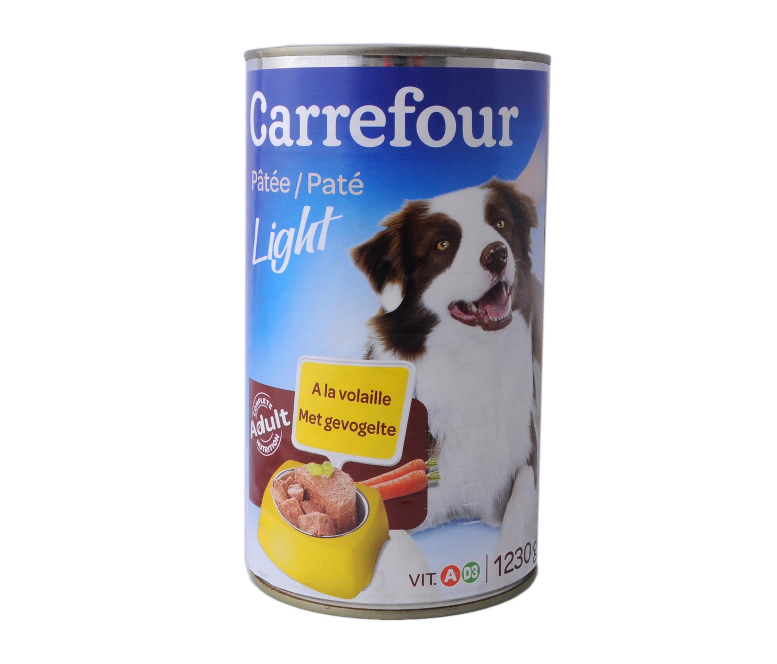 Французский корм для собак. Собачий корм с французским бульдогом синяя упаковка.