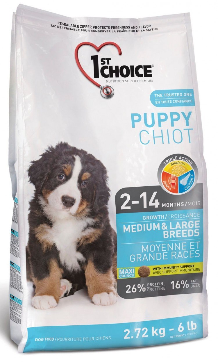 Корм для щенков 1st choice Puppy курица 350г