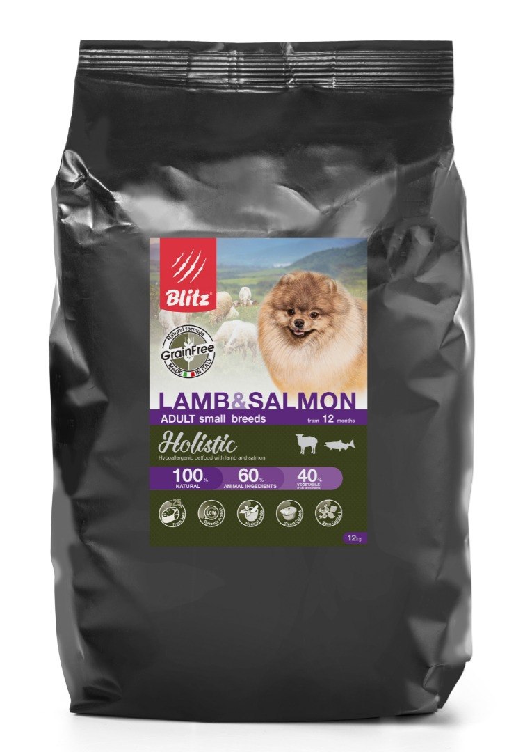 Корм для собак Blitz (7 кг) Adult Dog Lamb & Rice small Breeds Dry