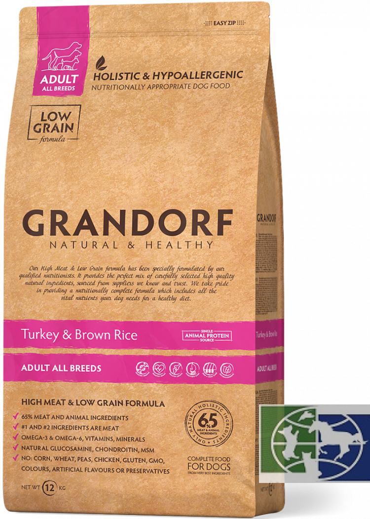 Grandorf Dog Lamb&Rice Junior (ягнёнок с рисом для юниоров) 1 кг