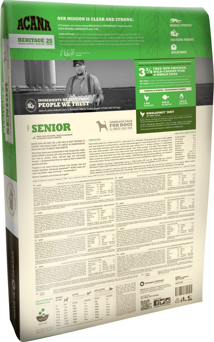Корм для собак Acana Senior Dog 340 g