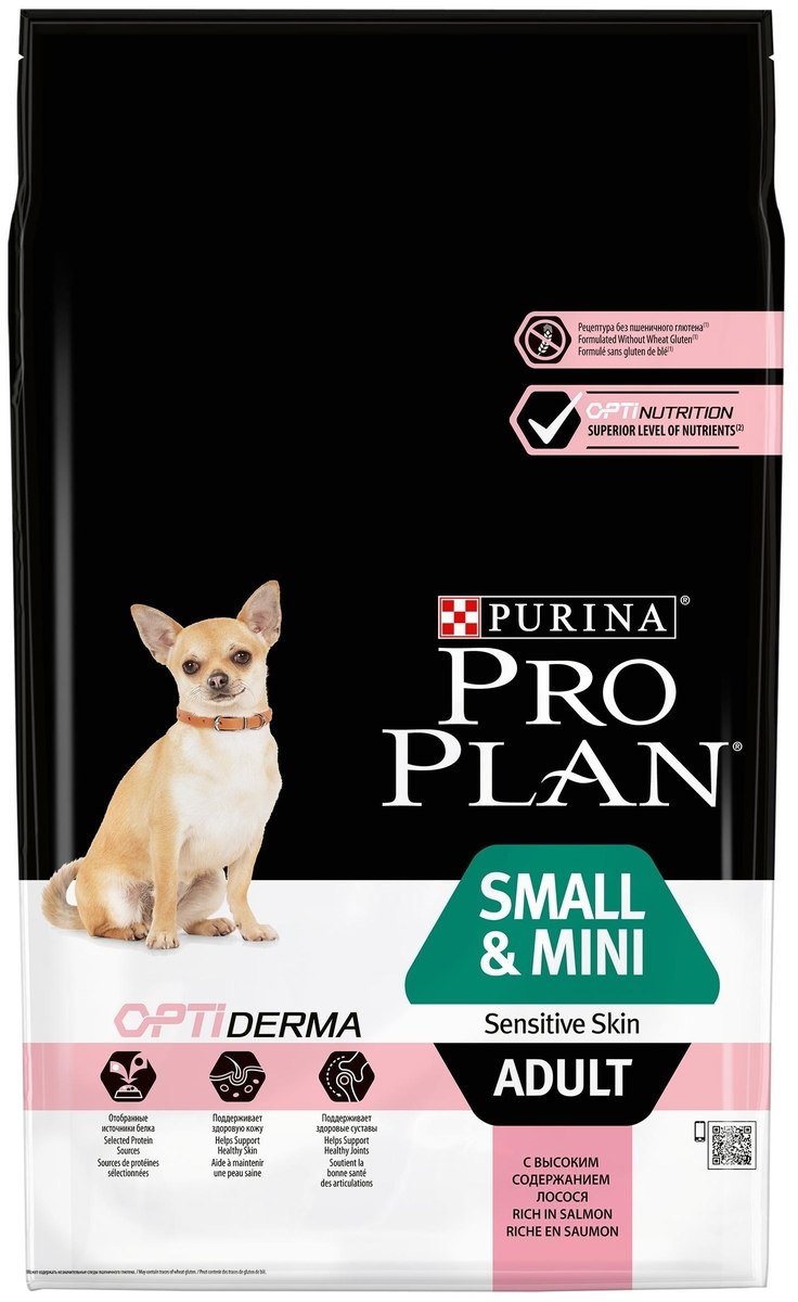PROPLAN small&Mini OPTIDERMA (лосось-рис)