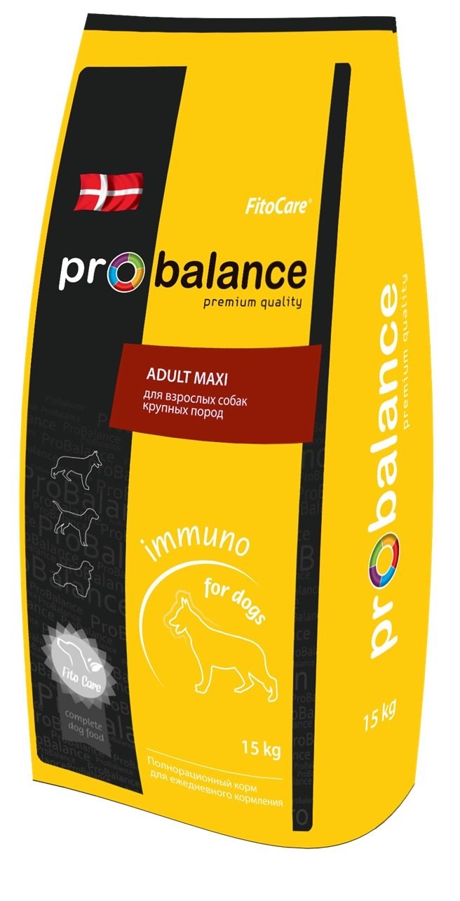 Корм для собак PROBALANCE (15 кг) Immuno Adult Active