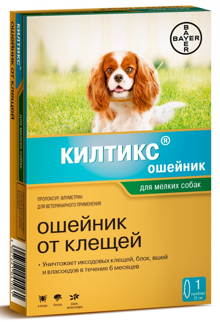 Bayer Килтикс / ошейник от клещей для собак крупных пород
