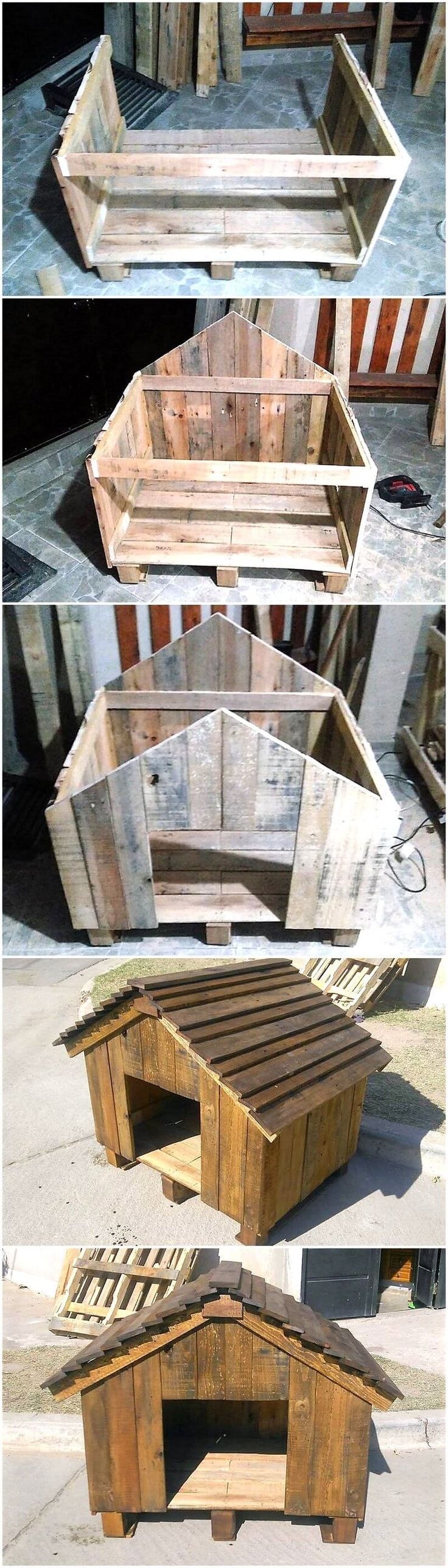 Конура для собаки из паллет