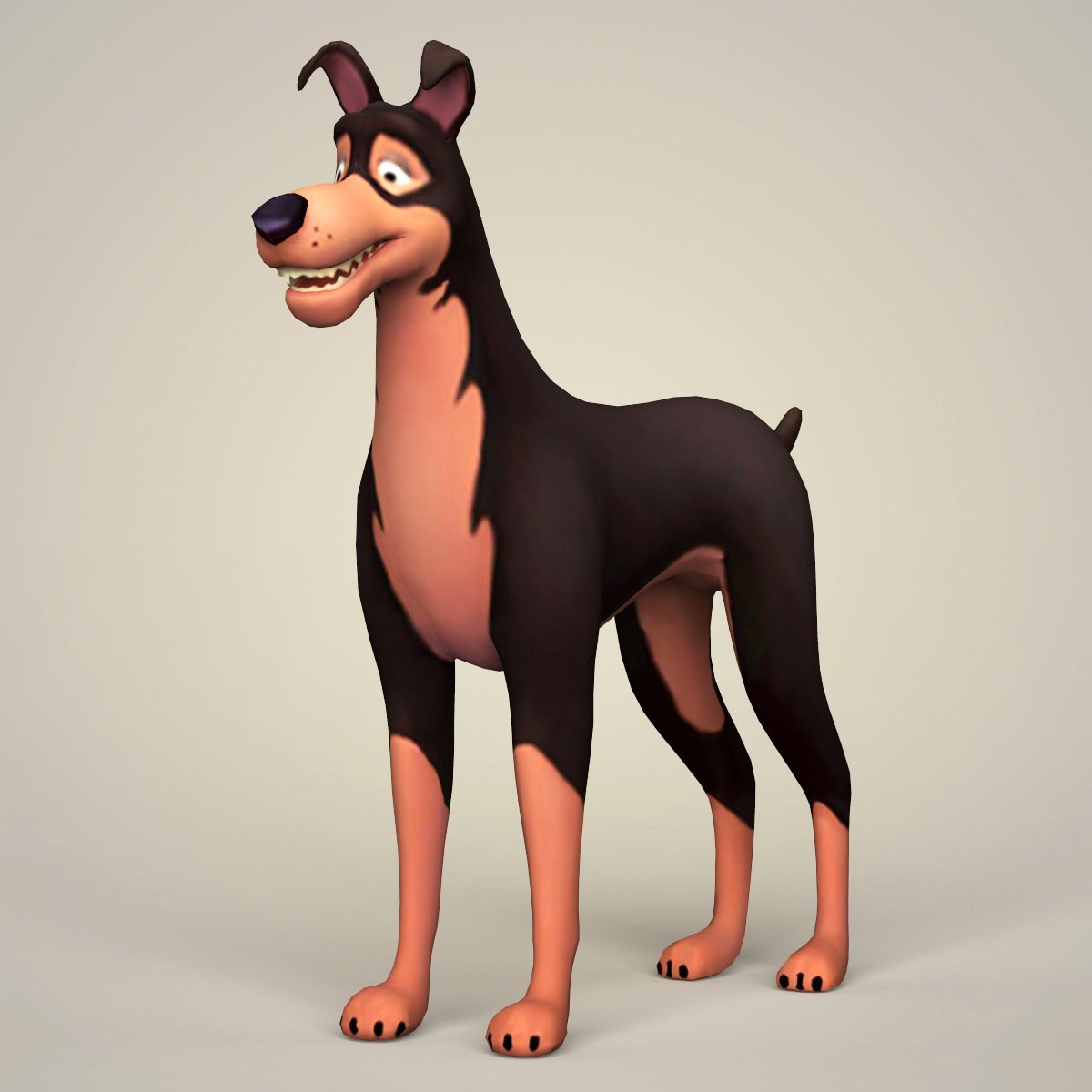 Мод cartoon dog. Дог Доберман боксер. Собака 3д модель. 3d модель собаки. Доберман 3d модель.