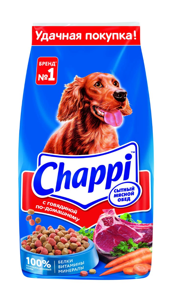 Chappi/собак сухой мясное изобилие 15кг