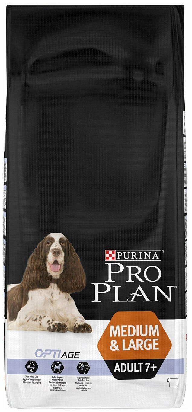 Pro Plan Medium large 7+ 14